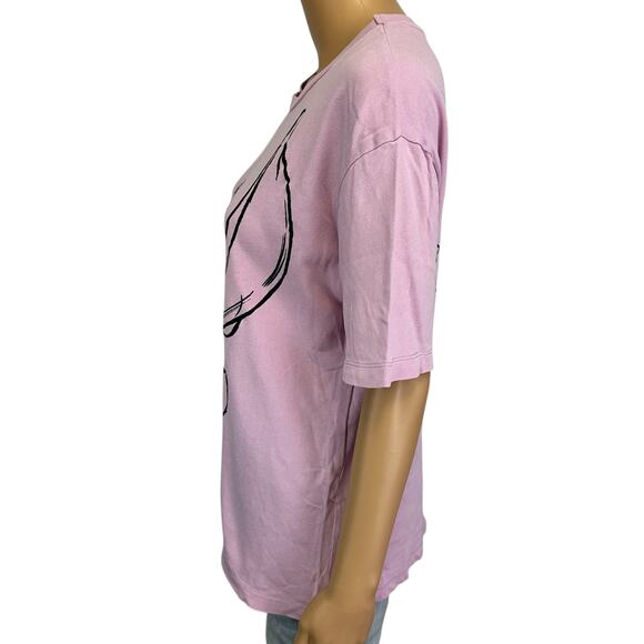 Zara Disney RARE Dumbo Timothy Q. Mouse Cotton T-Shirt Purple Size S - Picture 7 of 15